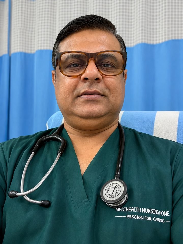 Dr. I. A. Khurshid, MBBS, MD (Medicine), at Medihealth Nursing Home, Baraut